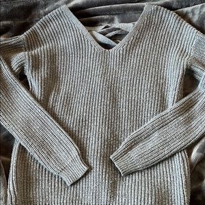 Gray sweater